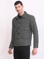 Black & White Bird Eye Fancy Jacket - Image 4